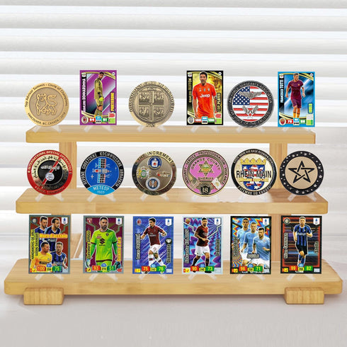 28Packs Card Display Stand, Card Stand, Card Stands for Sports Cards, Trading Card Stand, Acrylic Material, 2.1 Inch Tall...